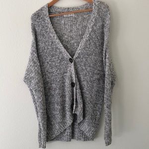 Grey cardigan. Almost new.